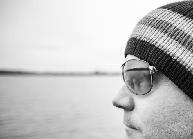 A typical day standing by the lake.